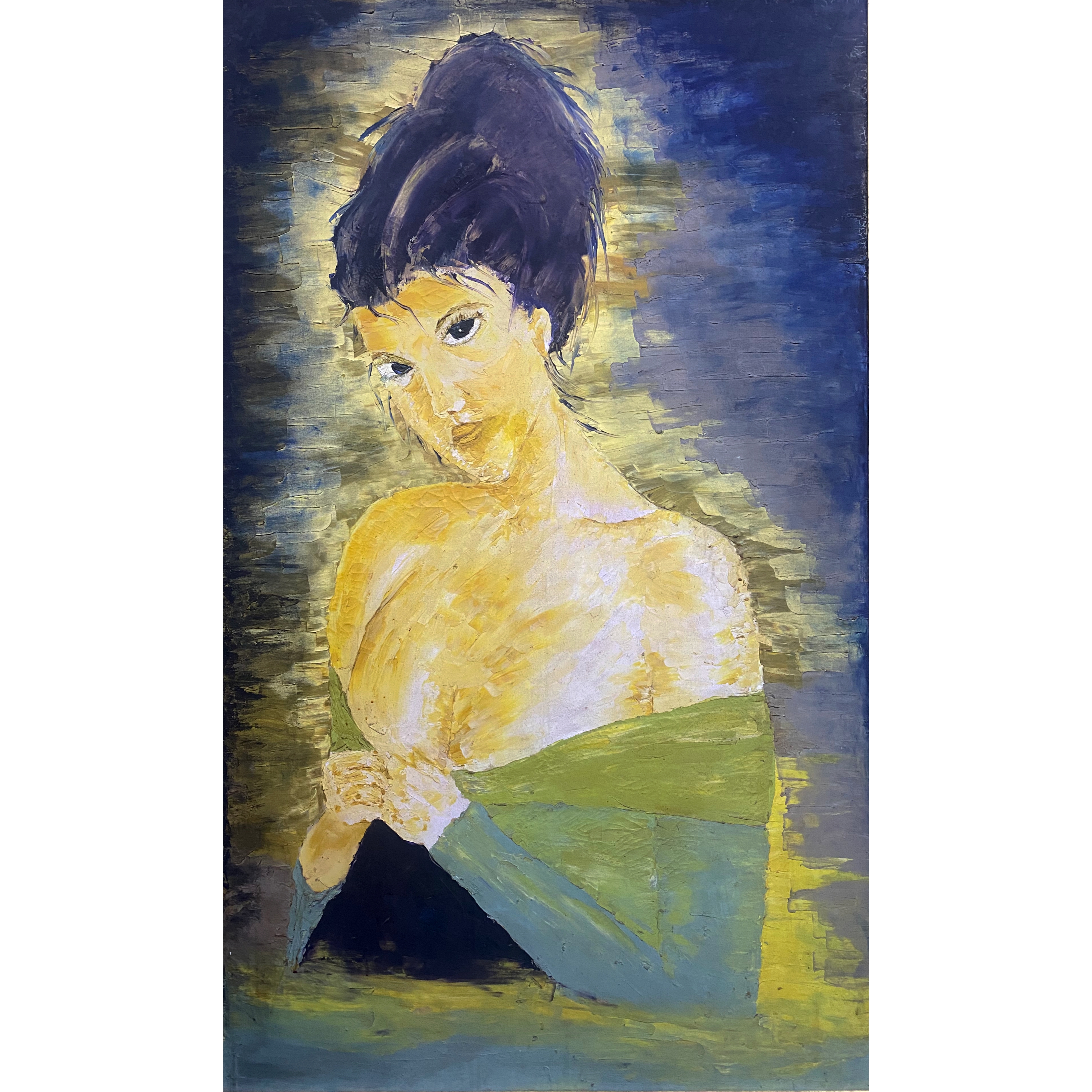 Lady in the sunset