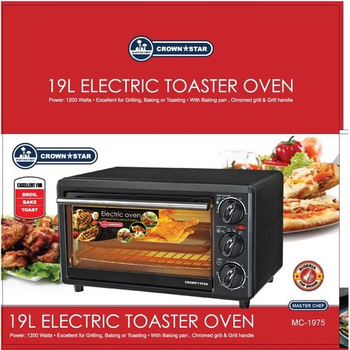 Master Chef Electric Oven & Grill Stainless Steel(19Ltr)