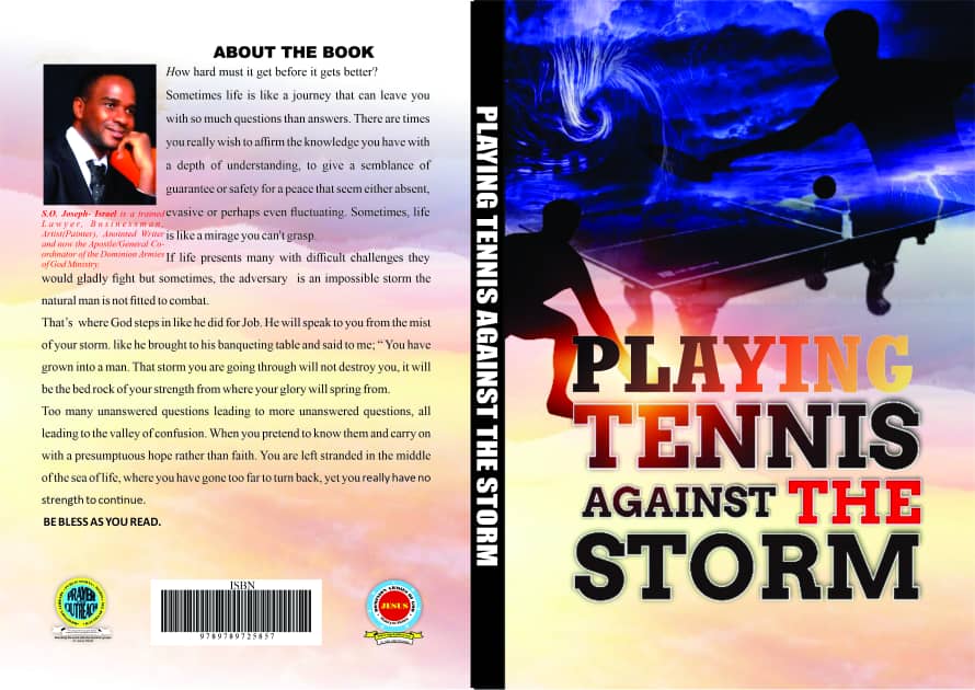 PLAYING TENNIS AGAINST THE STORM (HARD COVER)