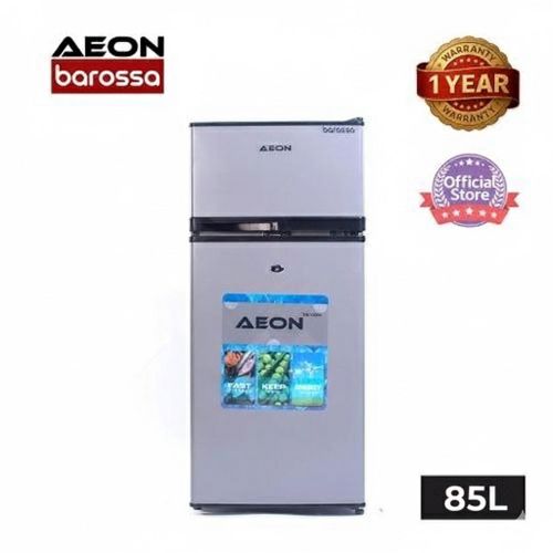 Aeon 85L Double Door Fridge (ART108GJ) - Dark Grey + 1 Year Warranty