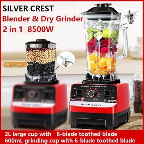 SILVER CREST 2L Industrial 8500W 9525 Motor Dry Grinder Blender 