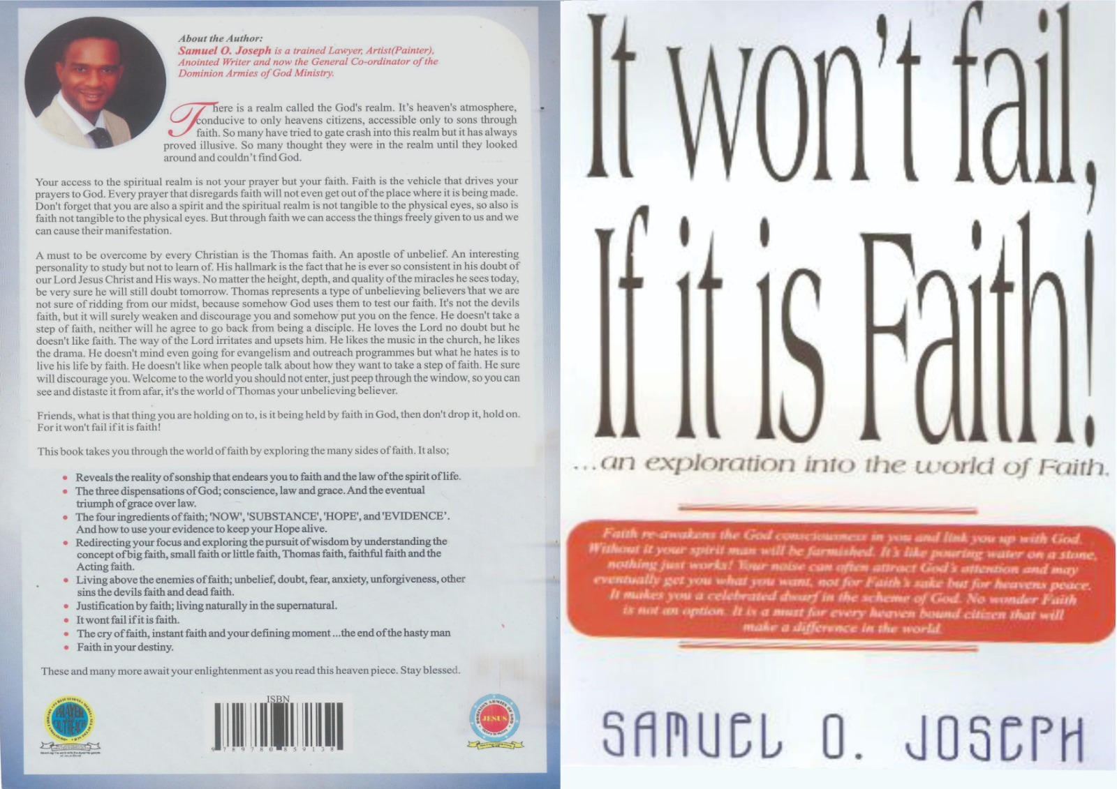 IT WONT FAIL IF ITS FAITH (HARD COVER)